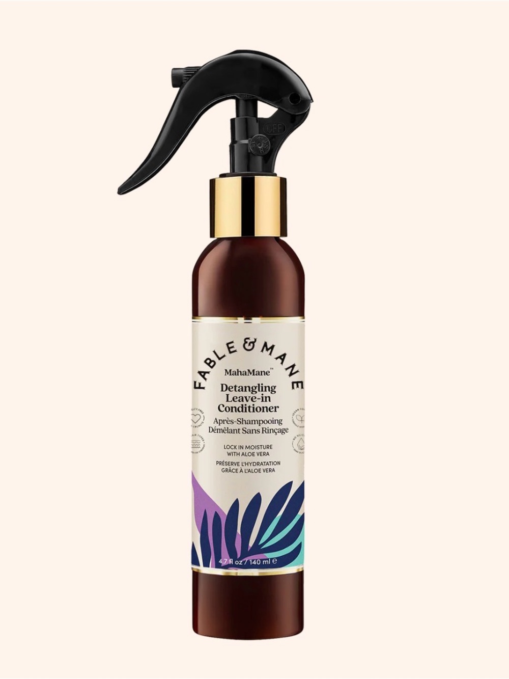 New Fable & Mane MahaMane Detangling Leave-In Conditioner Spray